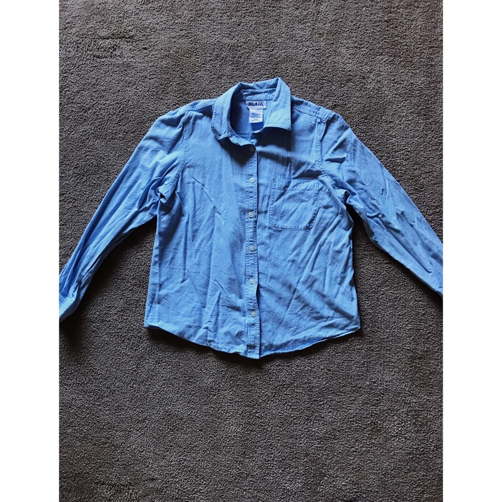 Baby Blue Button Up💙
